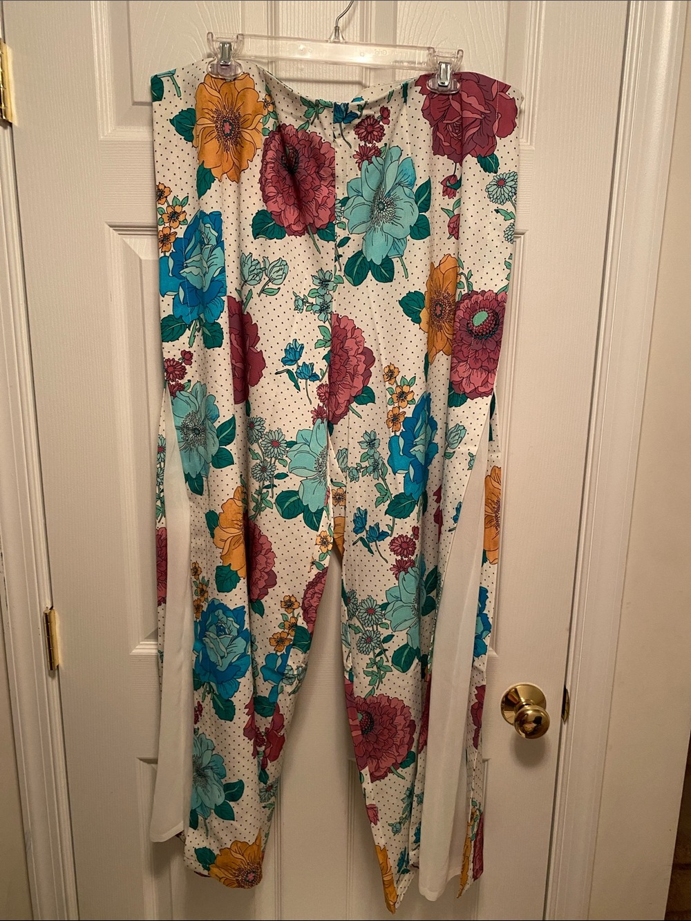 Wonder by Christian Siriano Floral Wide Leg Pants…size 1X
